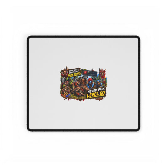 Red 'Til Dead Gamer Desk Mat — Large RPG Battle Mousepad