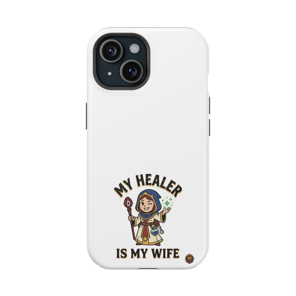 Phone Case — 'My Healer Is My Wife' Heavy-Duty Impact-Resistant Phone Case