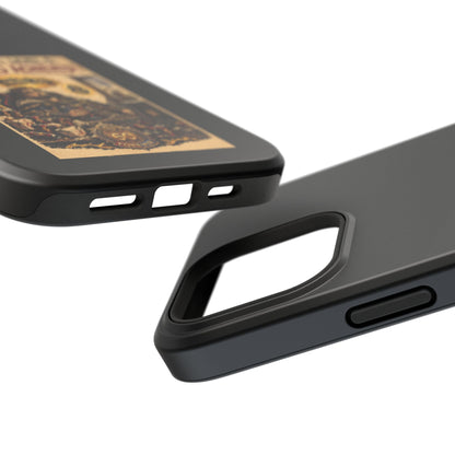 Phone Case — 'Social Life: Level 0 — Level 60 Achieved (Lion Banner)' Heavy-Duty Impact-Resistant Phone Case
