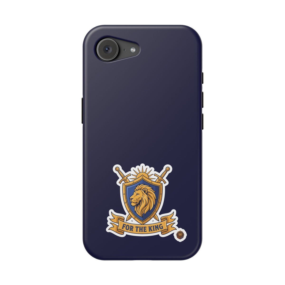 Phone Case — 'For The King Crest' Heavy-Duty Impact-Resistant Phone Case