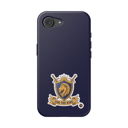 Phone Case — 'For The King Crest' Heavy-Duty Impact-Resistant Phone Case