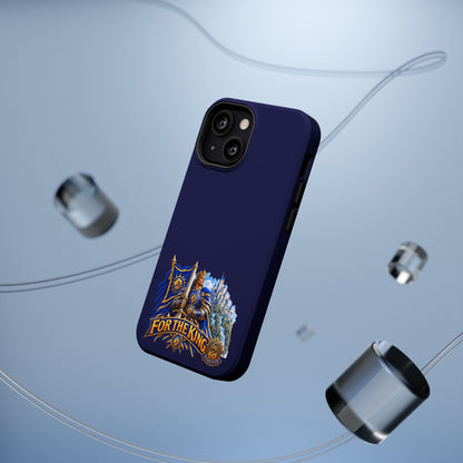 Phone Case — 'For The King' Banner Heavy-Duty Impact-Resistant Phone Case