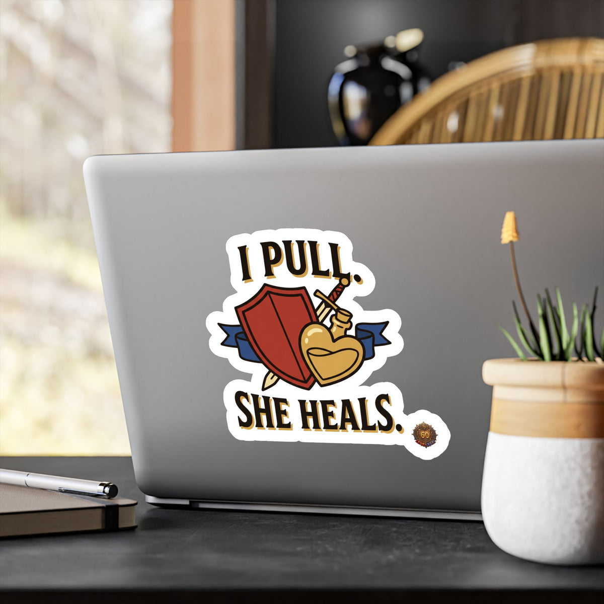 I Pull. She Heals. – Sticker