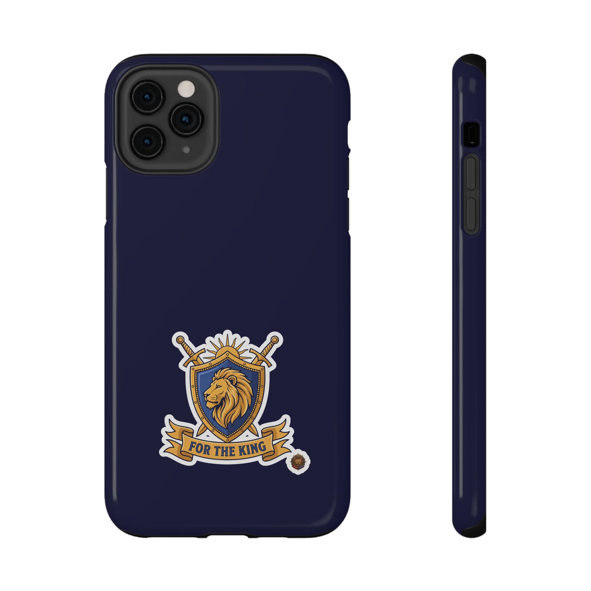 Phone Case — 'For The King Crest' Heavy-Duty Impact-Resistant Phone Case