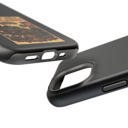 Phone Case — 'Social Life: Level 0 — Level 60 Achieved (Skull Banner)' Heavy-Duty Impact-Resistant Phone Case