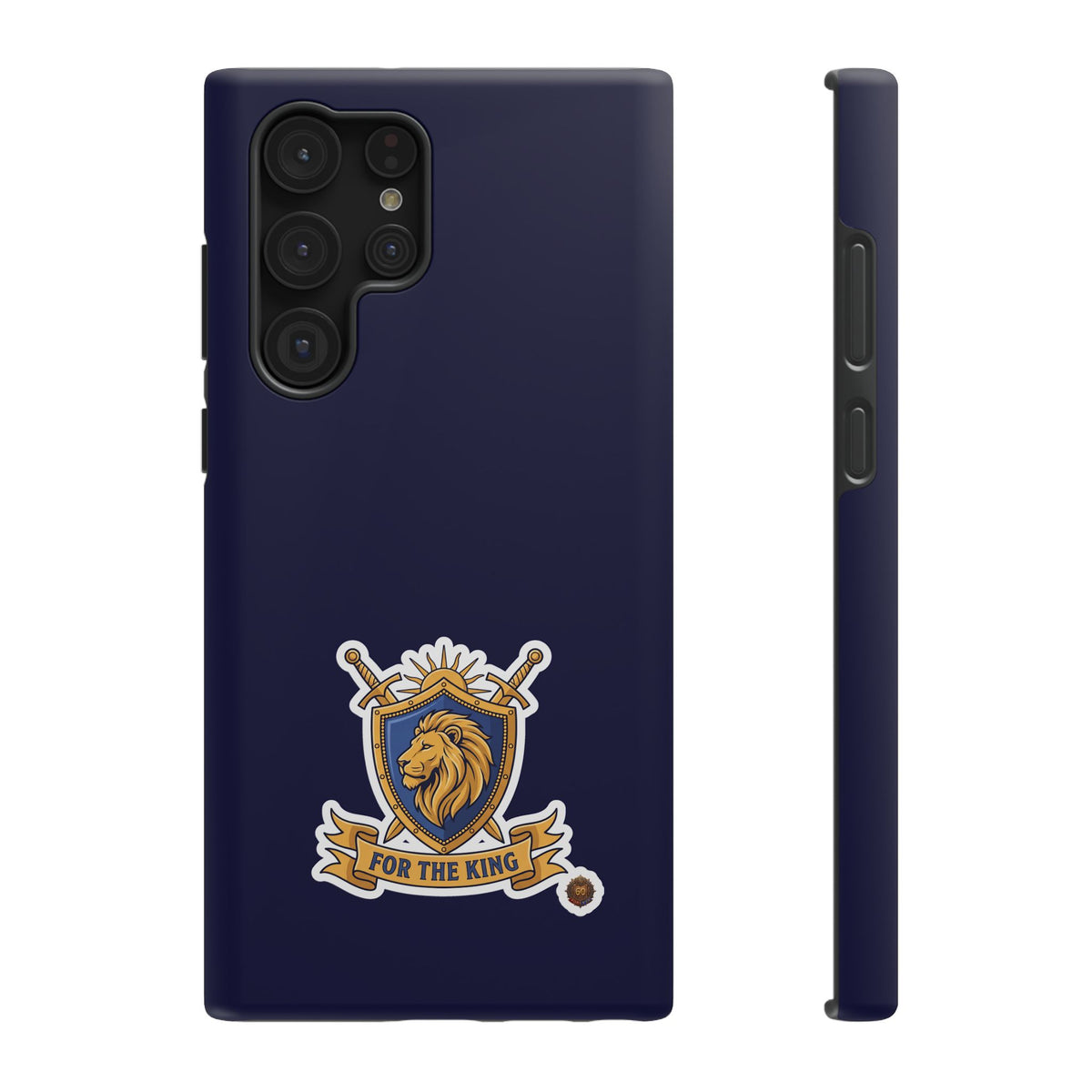 Phone Case — 'For The King Crest' Heavy-Duty Impact-Resistant Phone Case