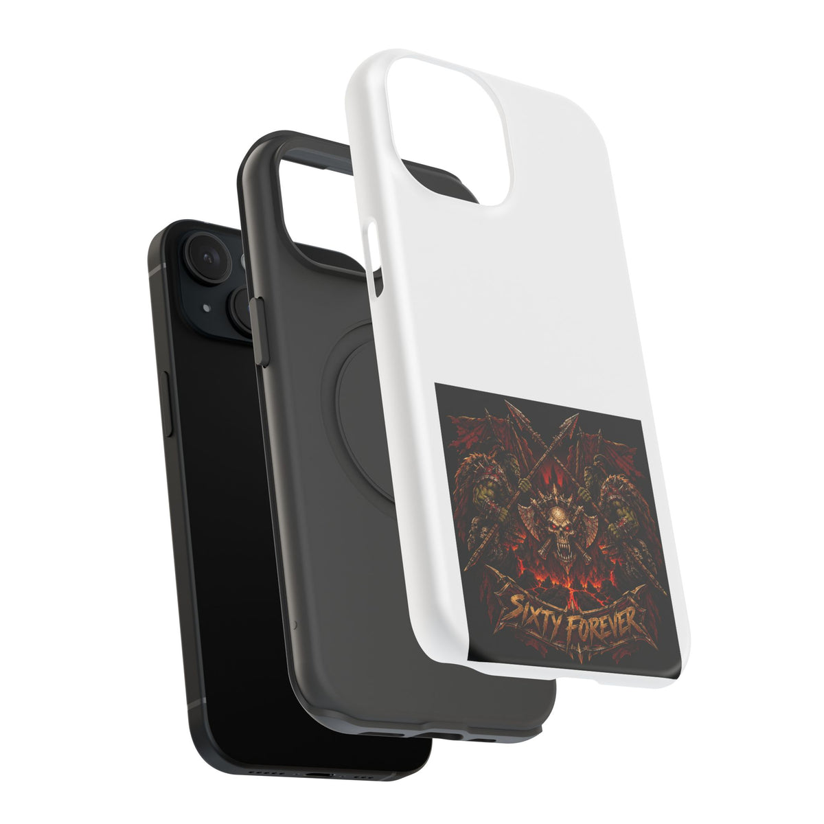 Sixty Forever – Skull & Axes – Phone Case