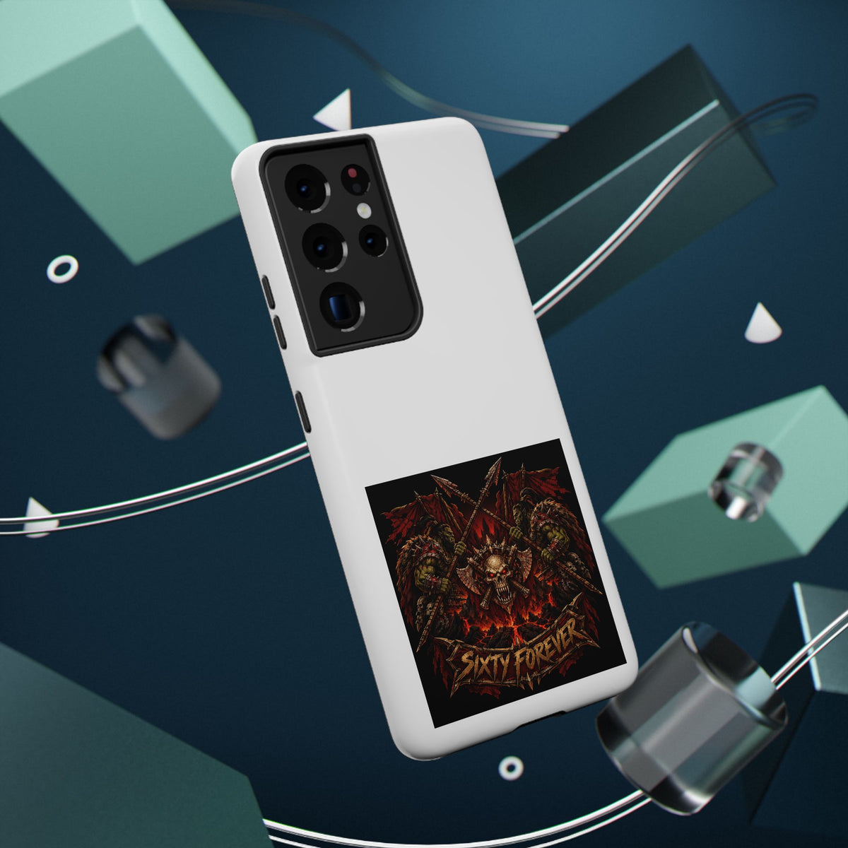 Sixty Forever – Skull & Axes – Phone Case