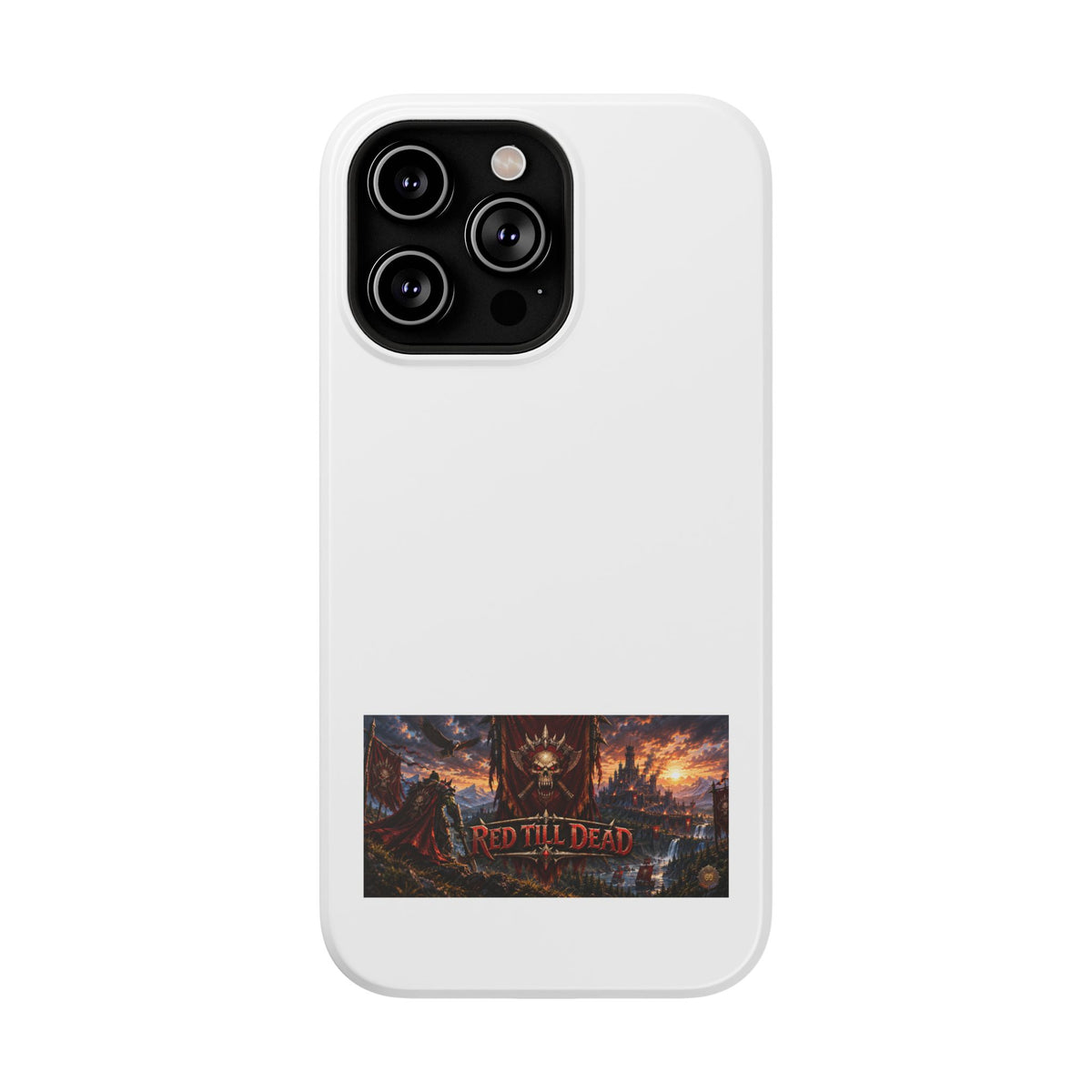 Red Till Dead – Banner Art – Phone Case
