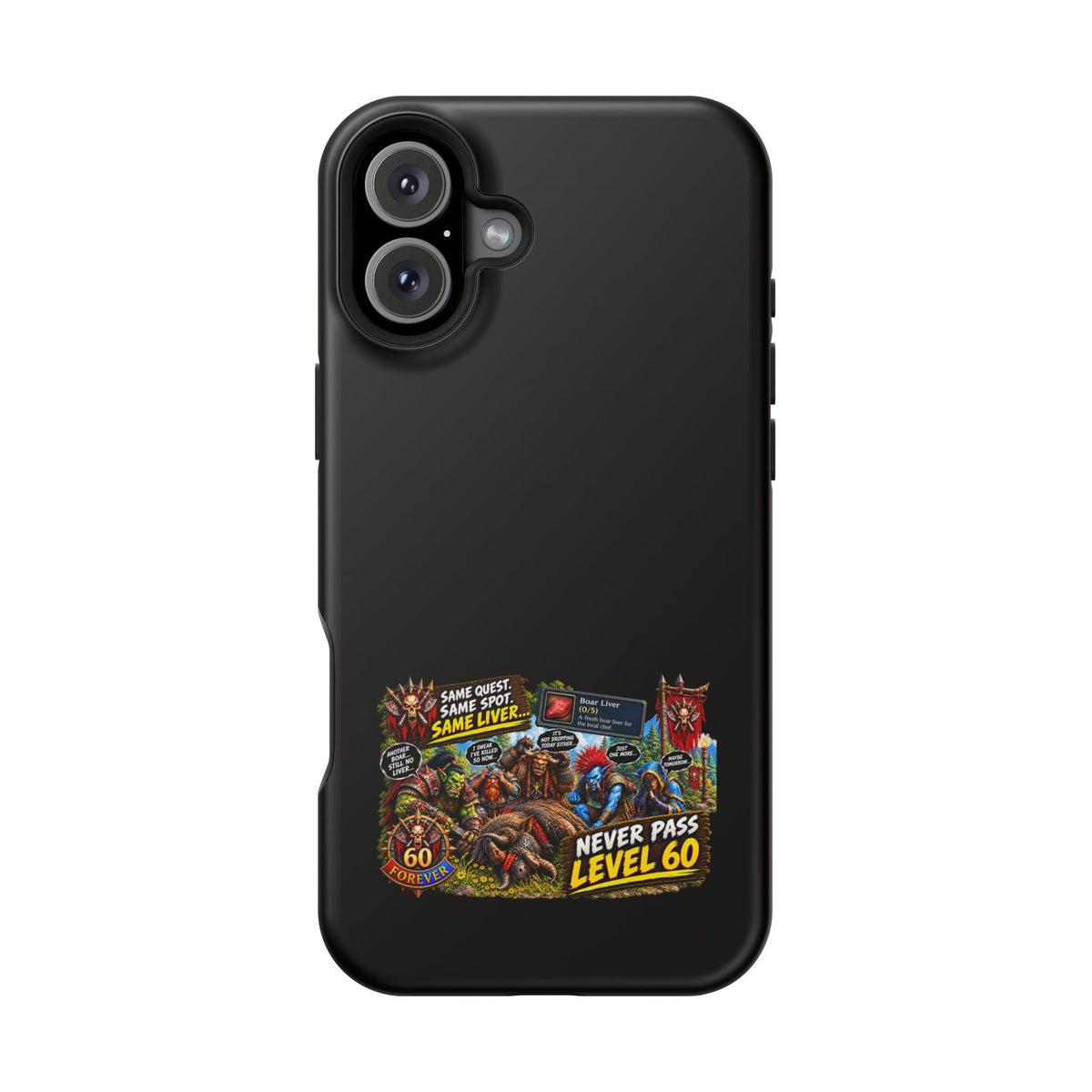 Phone Case — 'Same Quest, Same Spot' Heavy-Duty Impact-Resistant Phone Case