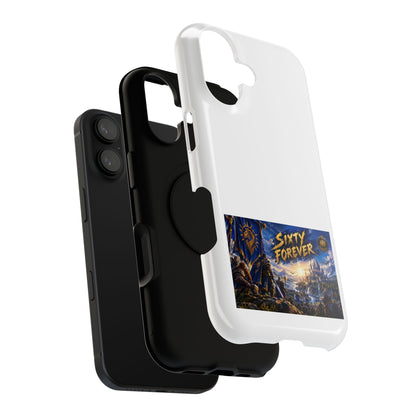 Sixty Forever – Blue Banner – Phone Case