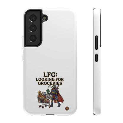 Phone Case — 'LFG: Looking for Groceries' Heavy-Duty Impact-Resistant Phone Case