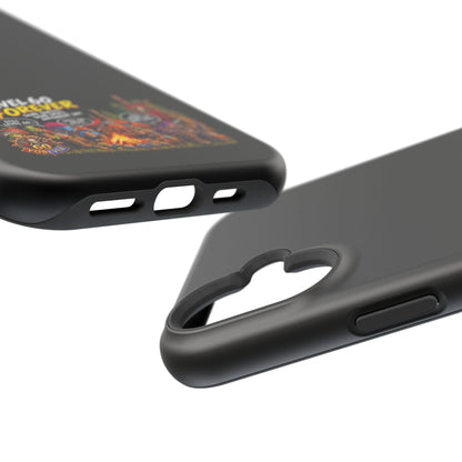 Phone Case — 'Level 60 Forever Campfire' Heavy-Duty Impact-Resistant Phone Case
