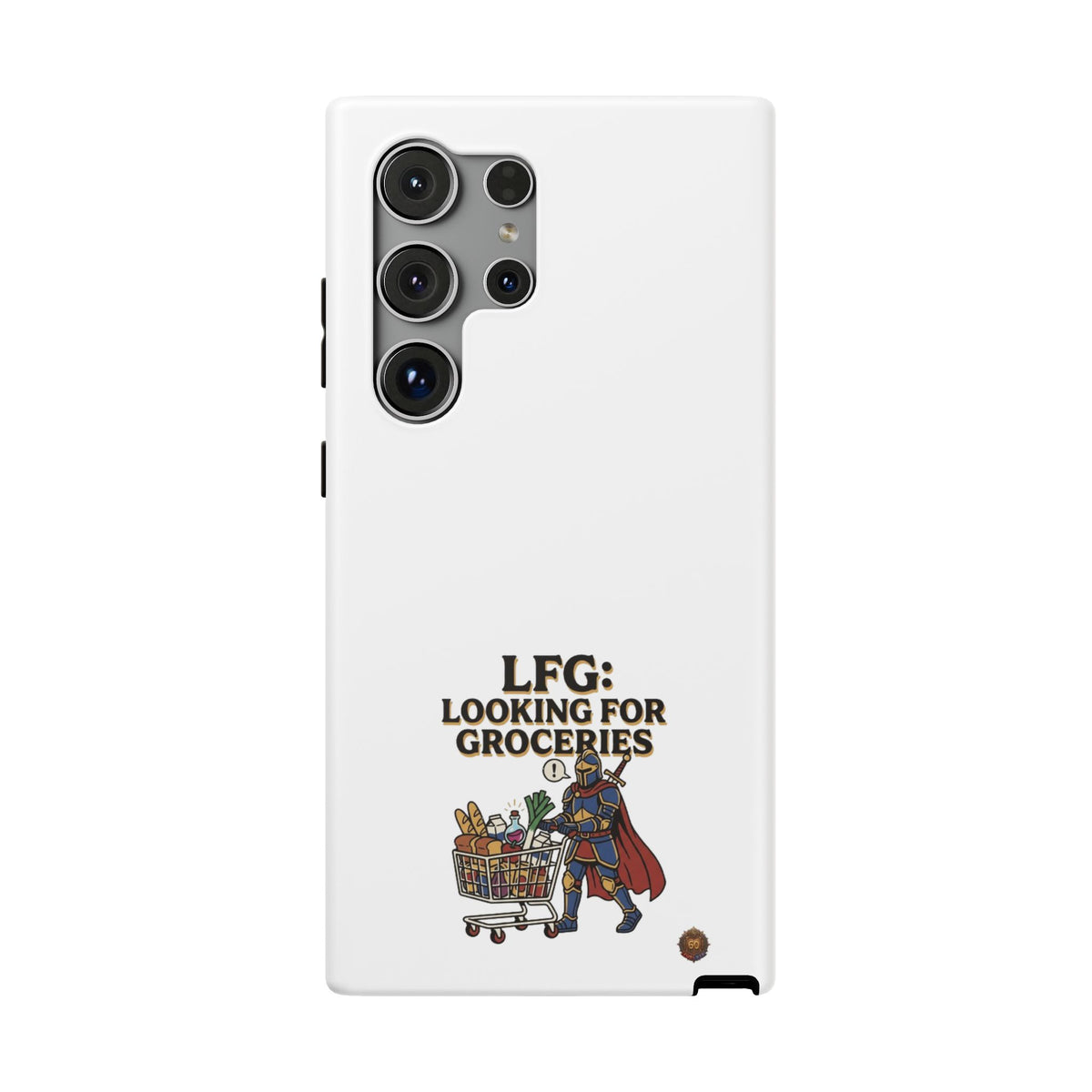 Phone Case — 'LFG: Looking for Groceries' Heavy-Duty Impact-Resistant Phone Case