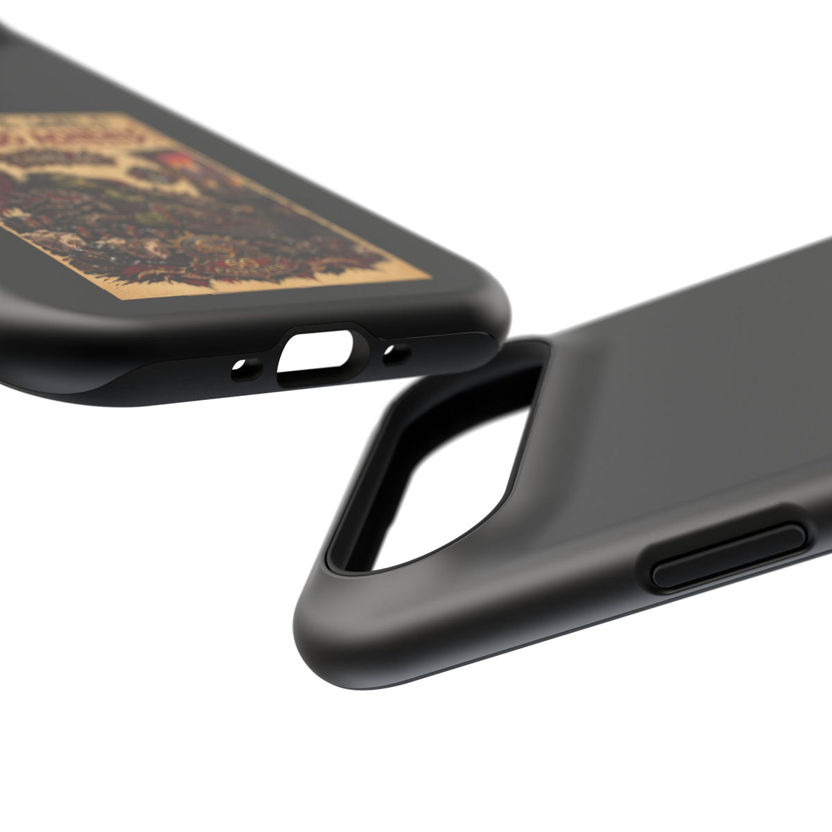 Phone Case — 'Social Life: Level 0 — Level 60 Achieved (Skull Banner)' Heavy-Duty Impact-Resistant Phone Case