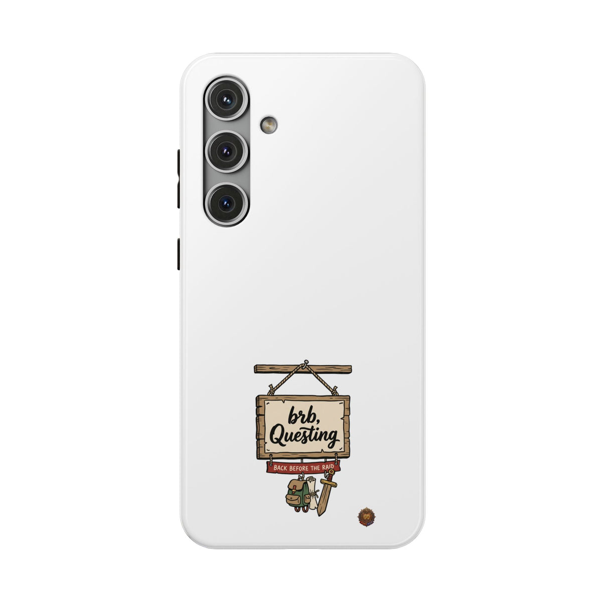 brb, Questing – Phone Case