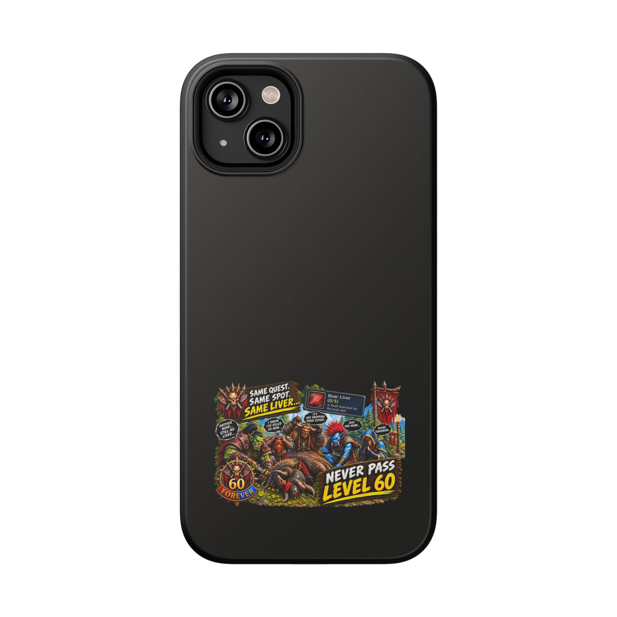 Phone Case — 'Same Quest, Same Spot' Heavy-Duty Impact-Resistant Phone Case