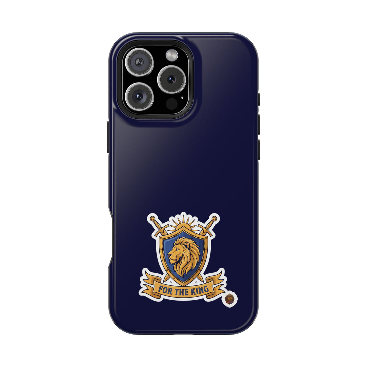 Phone Case — 'For The King Crest' Heavy-Duty Impact-Resistant Phone Case