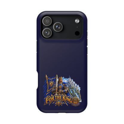 Phone Case — 'For The King' Banner Heavy-Duty Impact-Resistant Phone Case