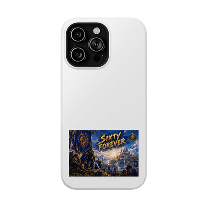 Sixty Forever – Blue Banner – Phone Case