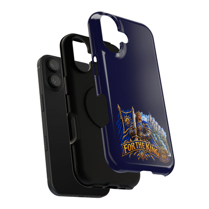 Phone Case — 'For The King' Banner Heavy-Duty Impact-Resistant Phone Case