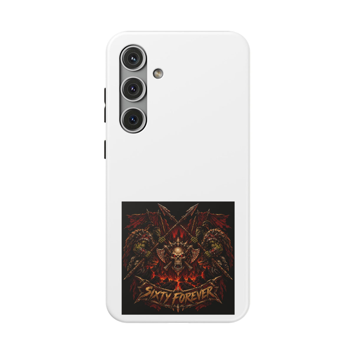 Sixty Forever – Skull & Axes – Phone Case