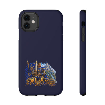 Phone Case — 'For The King' Banner Heavy-Duty Impact-Resistant Phone Case