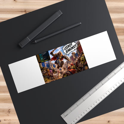 Bumper Sticker — 'Leeroy Jenkins!!' Gaming Meme Sticker