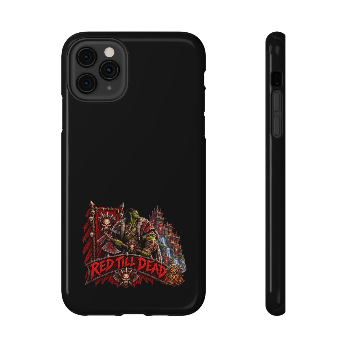 Phone Case — 'Red Till Dead' Heavy-Duty Impact-Resistant Phone Case