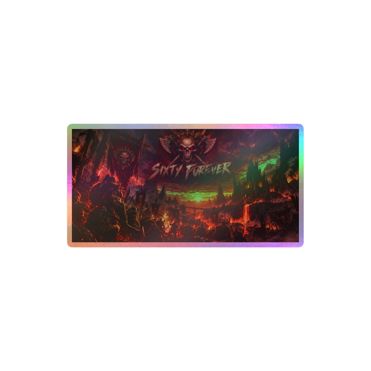 Sixty Forever – Lava Fields – Poster Decal