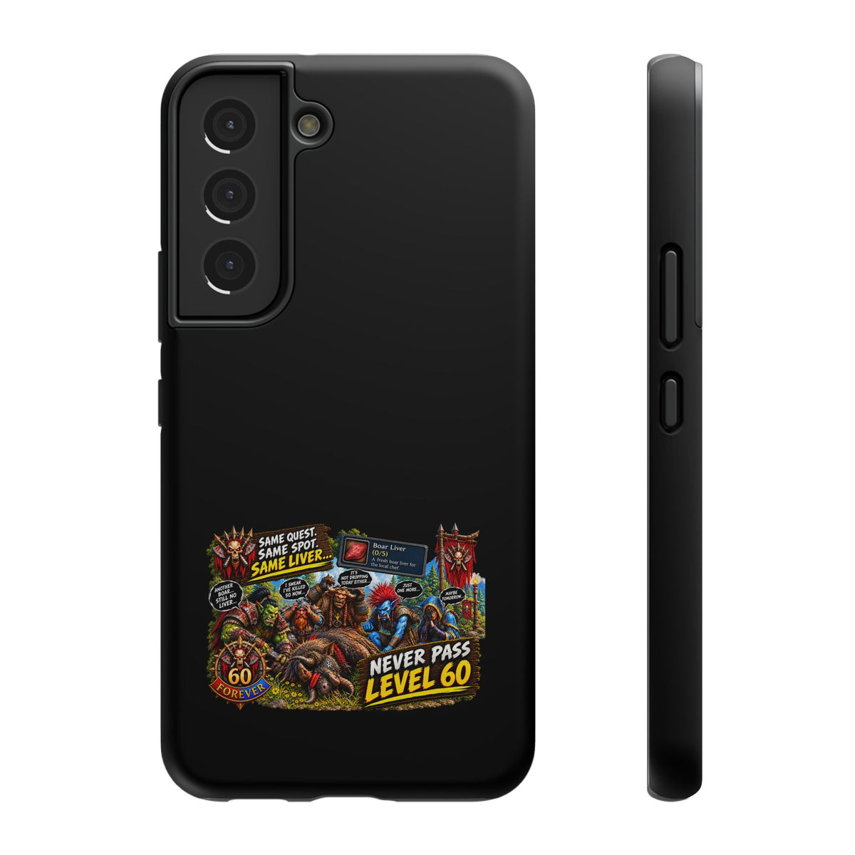 Phone Case — 'Same Quest, Same Spot' Heavy-Duty Impact-Resistant Phone Case
