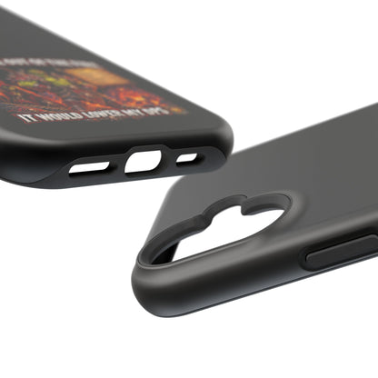 Phone Case — 'Can't Move Out of the Fire, It Would Lower My DPS' Heavy-Duty Impact-Resistant Phone Case