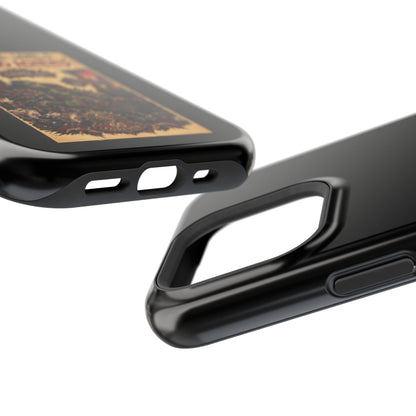 Phone Case — 'Social Life: Level 0 — Level 60 Achieved (Skull Banner)' Heavy-Duty Impact-Resistant Phone Case