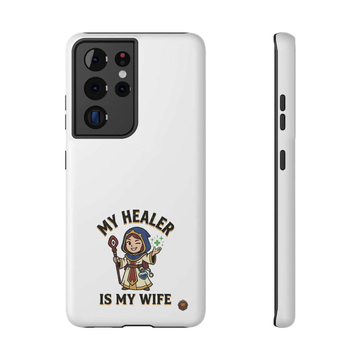 Phone Case — 'My Healer Is My Wife' Heavy-Duty Impact-Resistant Phone Case