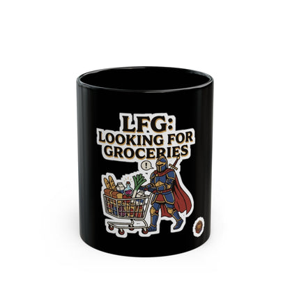LFG: Looking for Groceries – Black Mug (11oz & 15oz)
