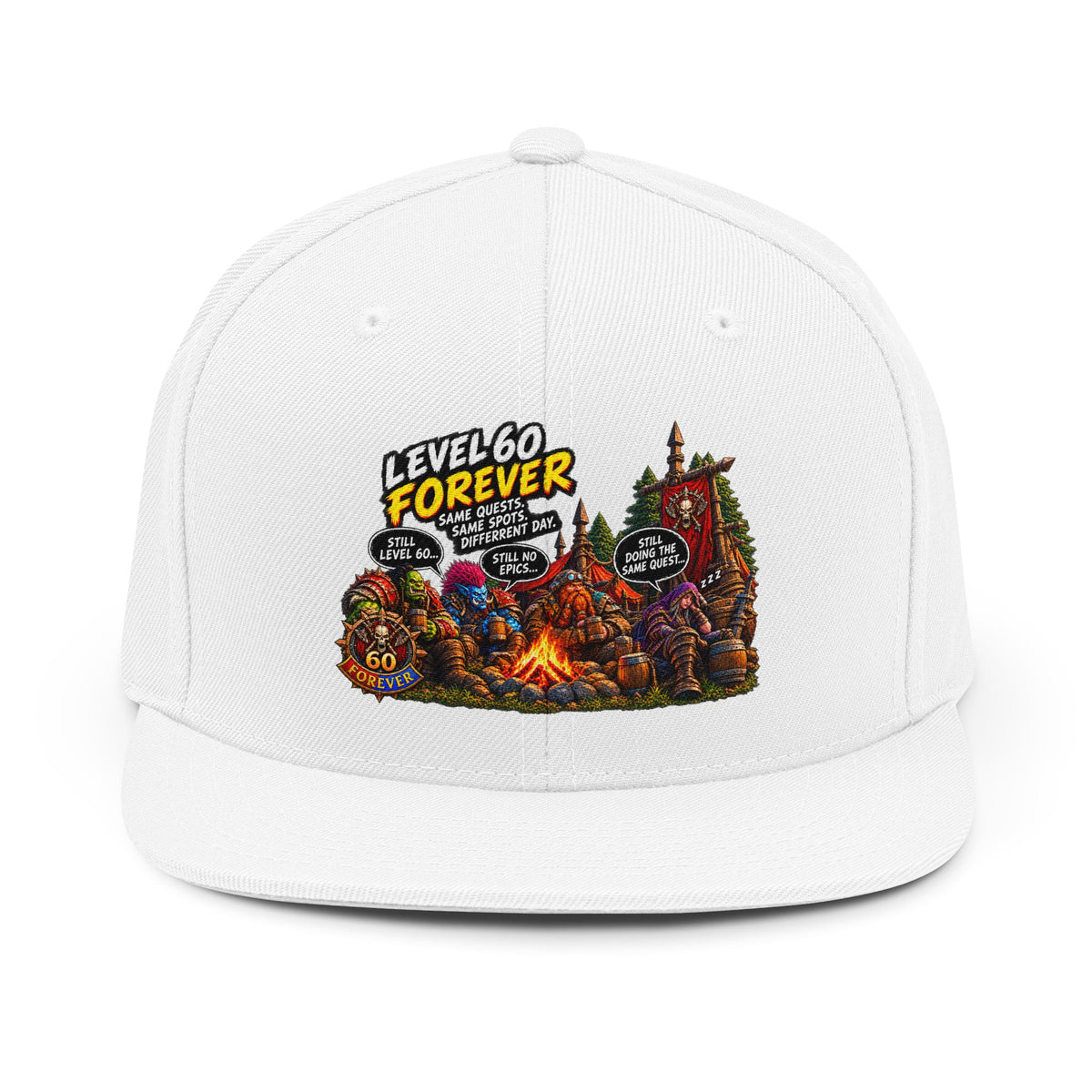 Level 60 Forever Snapback Hat