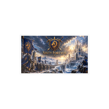 Sixty Forever – Lion Shield – Sticker