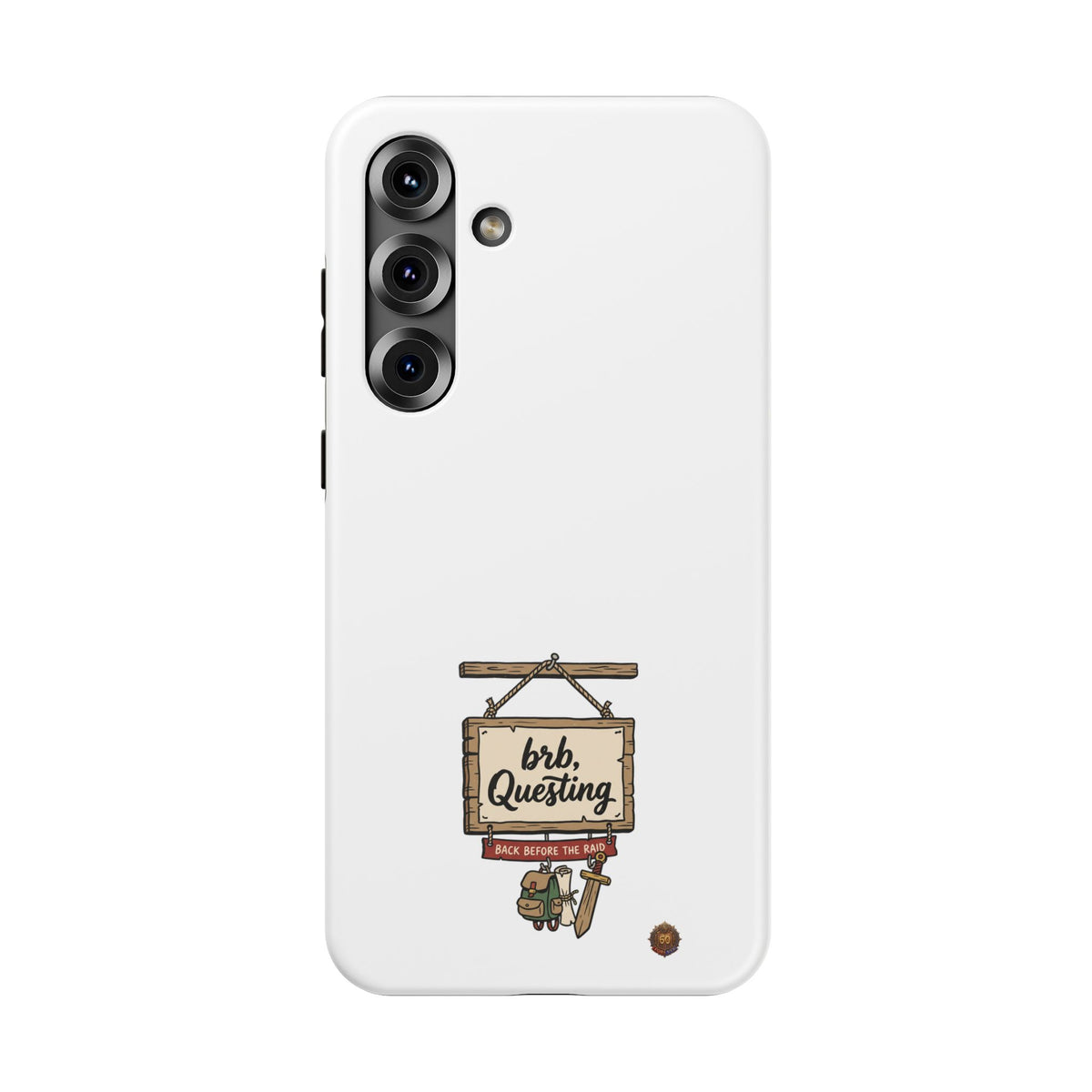 brb, Questing – Phone Case