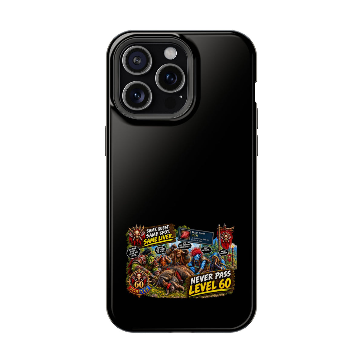 Phone Case — 'Same Quest, Same Spot' Heavy-Duty Impact-Resistant Phone Case