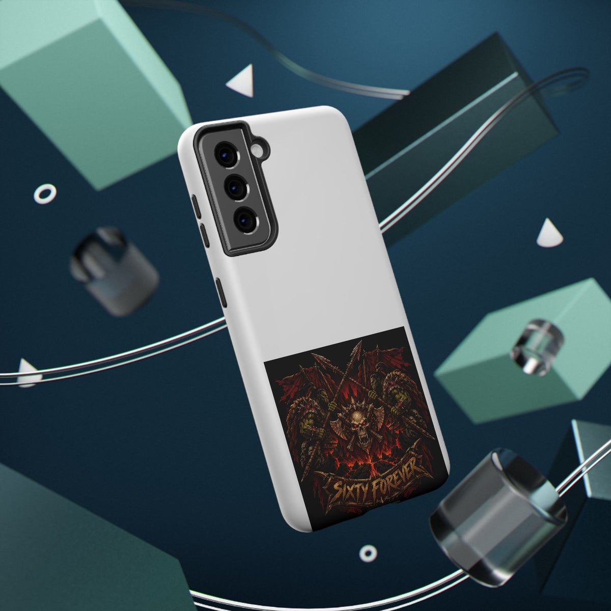Sixty Forever – Skull & Axes – Phone Case