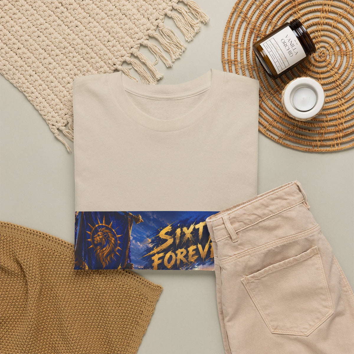 Sixty Forever – Blue Banner – T-Shirt