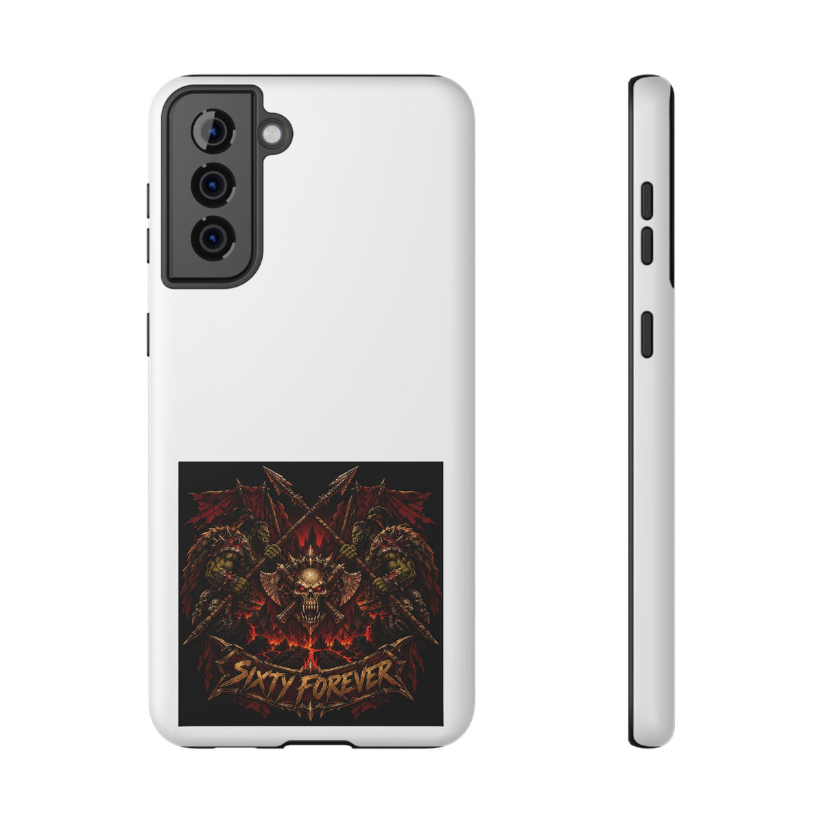 Sixty Forever – Skull & Axes – Phone Case