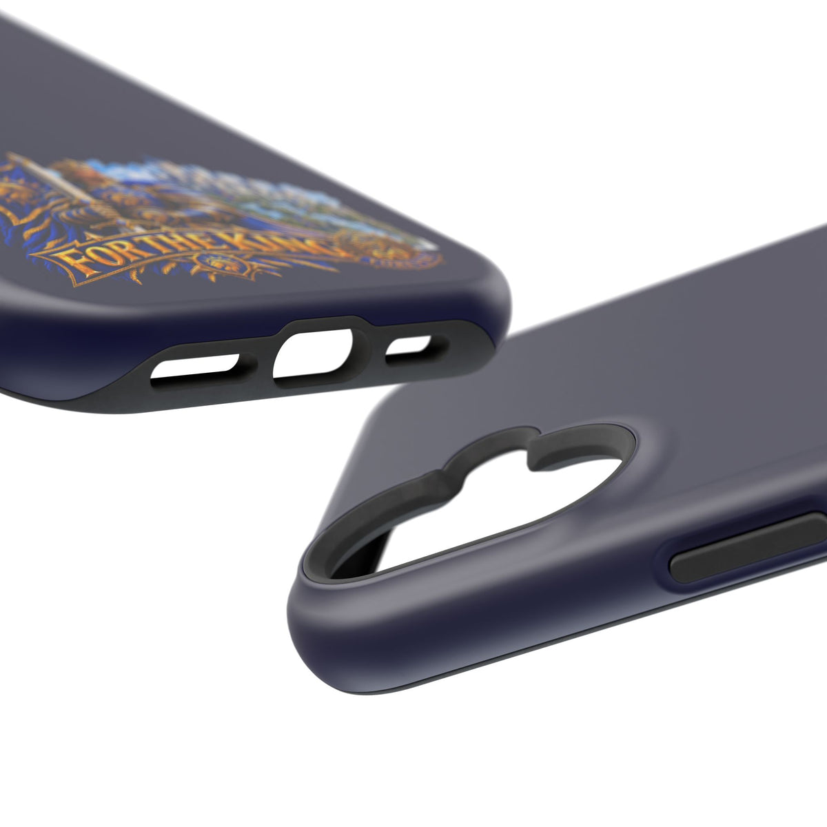 Phone Case — 'For The King' Banner Heavy-Duty Impact-Resistant Phone Case