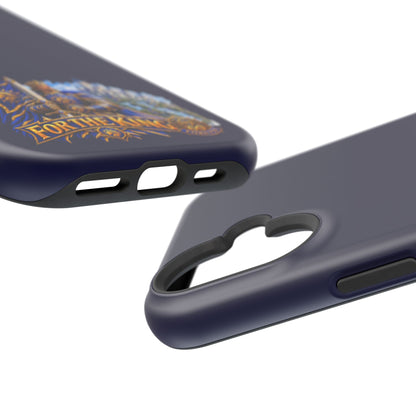 Phone Case — 'For The King' Banner Heavy-Duty Impact-Resistant Phone Case