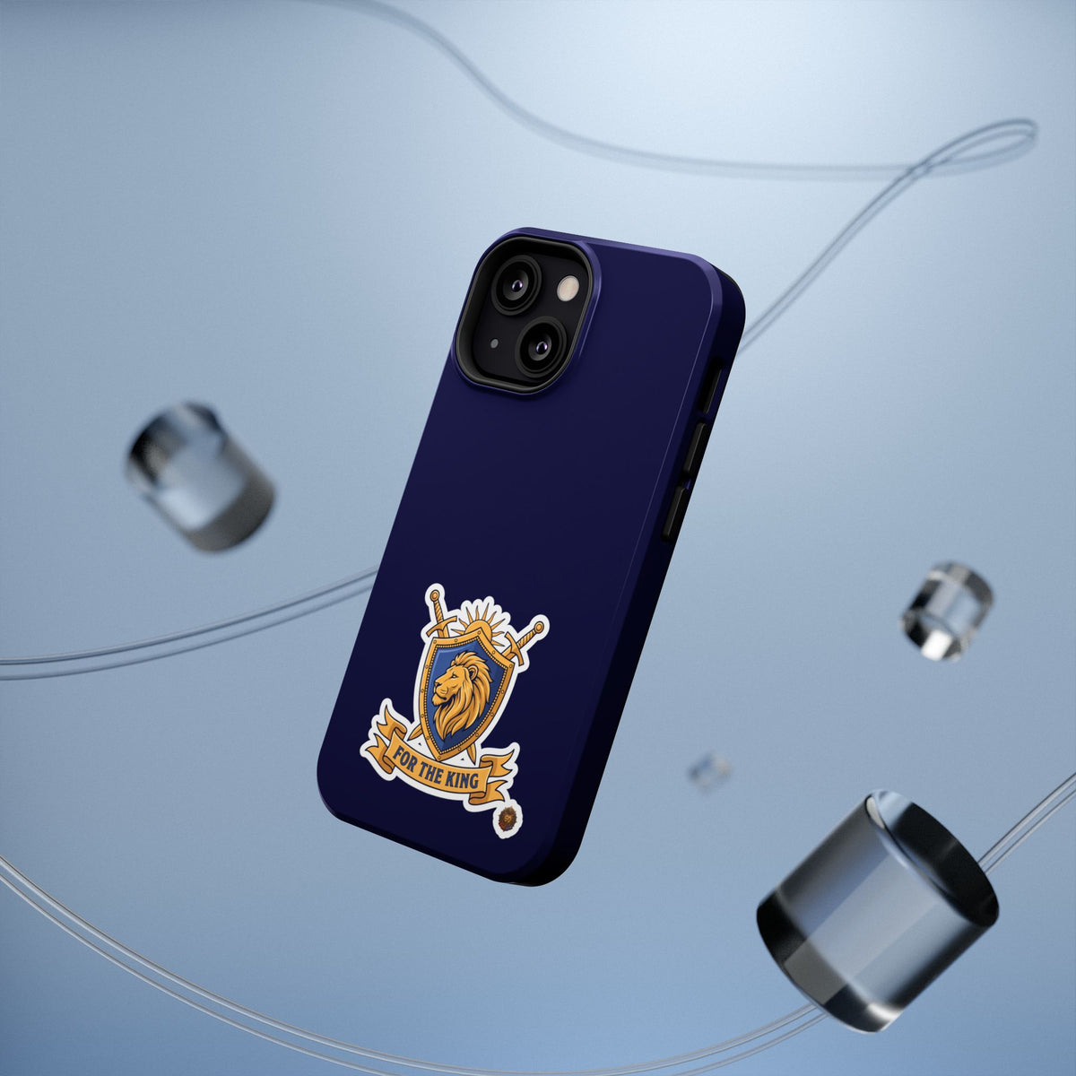 Phone Case — 'For The King Crest' Heavy-Duty Impact-Resistant Phone Case
