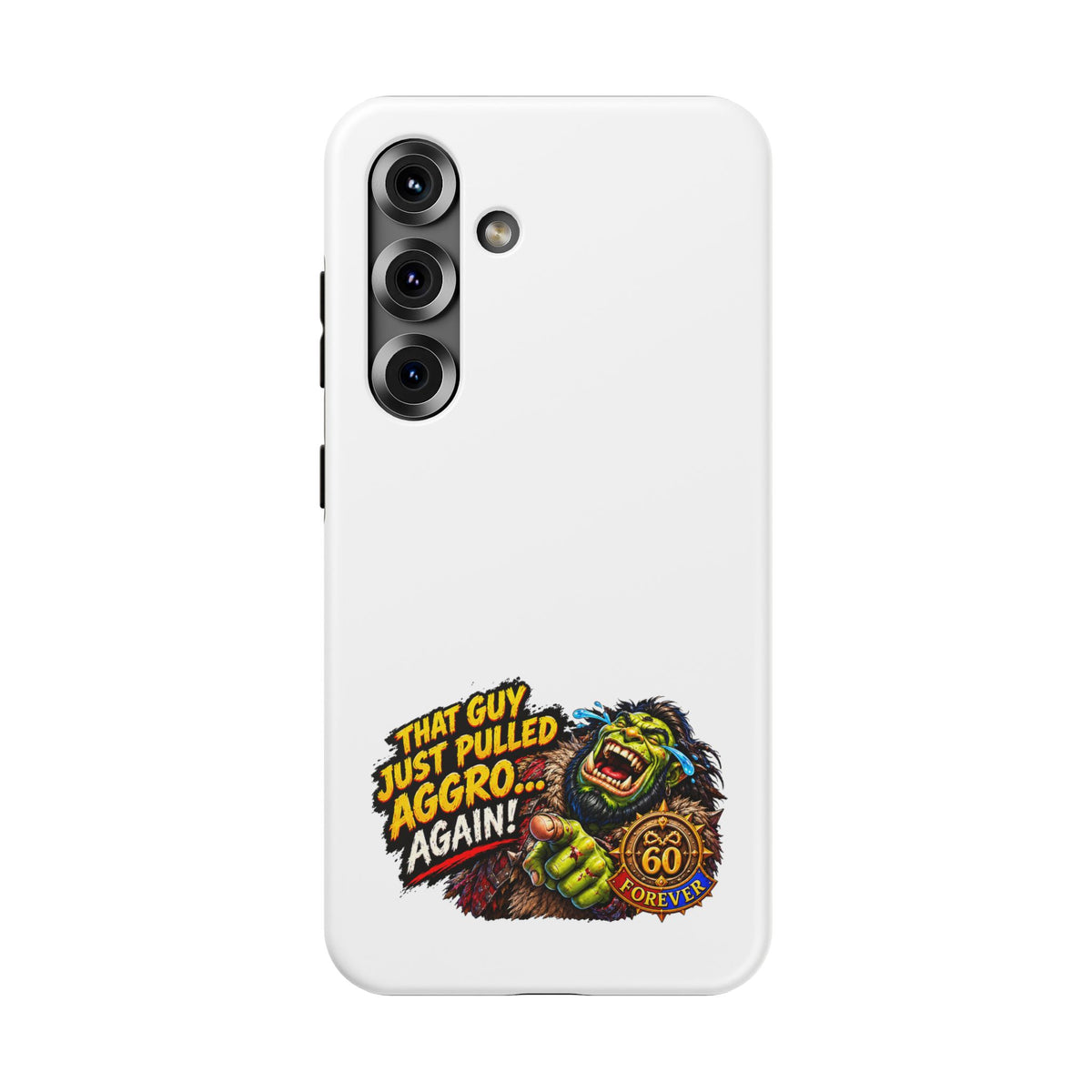 Phone Case — 'That Guy Just Pulled Aggro… Again' Heavy-Duty Impact-Resistant Phone Case