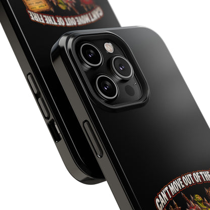 Phone Case — 'Can't Move Out of the Fire, It Would Lower My DPS' Heavy-Duty Impact-Resistant Phone Case
