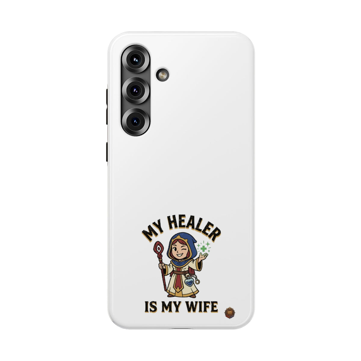 Phone Case — 'My Healer Is My Wife' Heavy-Duty Impact-Resistant Phone Case