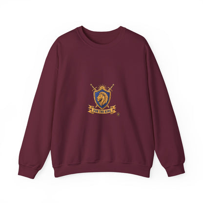 Lion Crest Crewneck Sweatshirt — Be the King Graphic