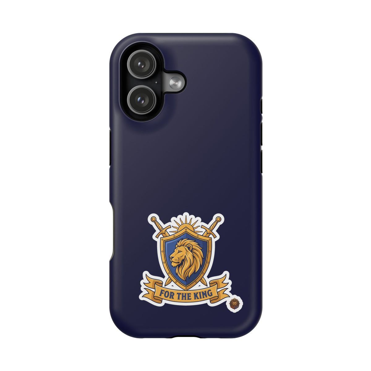 Phone Case — 'For The King Crest' Heavy-Duty Impact-Resistant Phone Case
